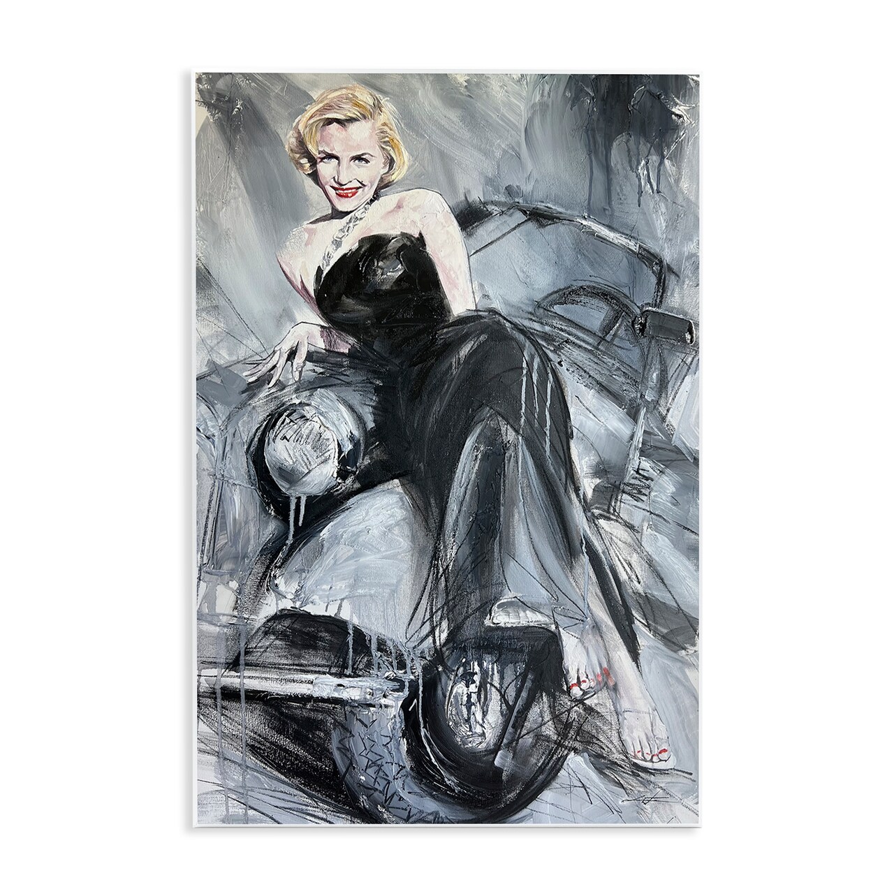 Stupell Industries Timeless Fashion Woman Wall Plaque Design by Lucille Lee